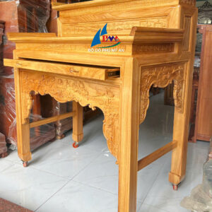 Alternative view of Án gian gỗ gõ sen cò tầng 1m27