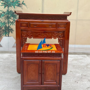 Án gian gỗ tràm 1m07+ tủ
