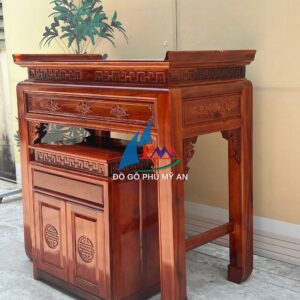 Án gian gỗ tràm 1m27+ tủ
