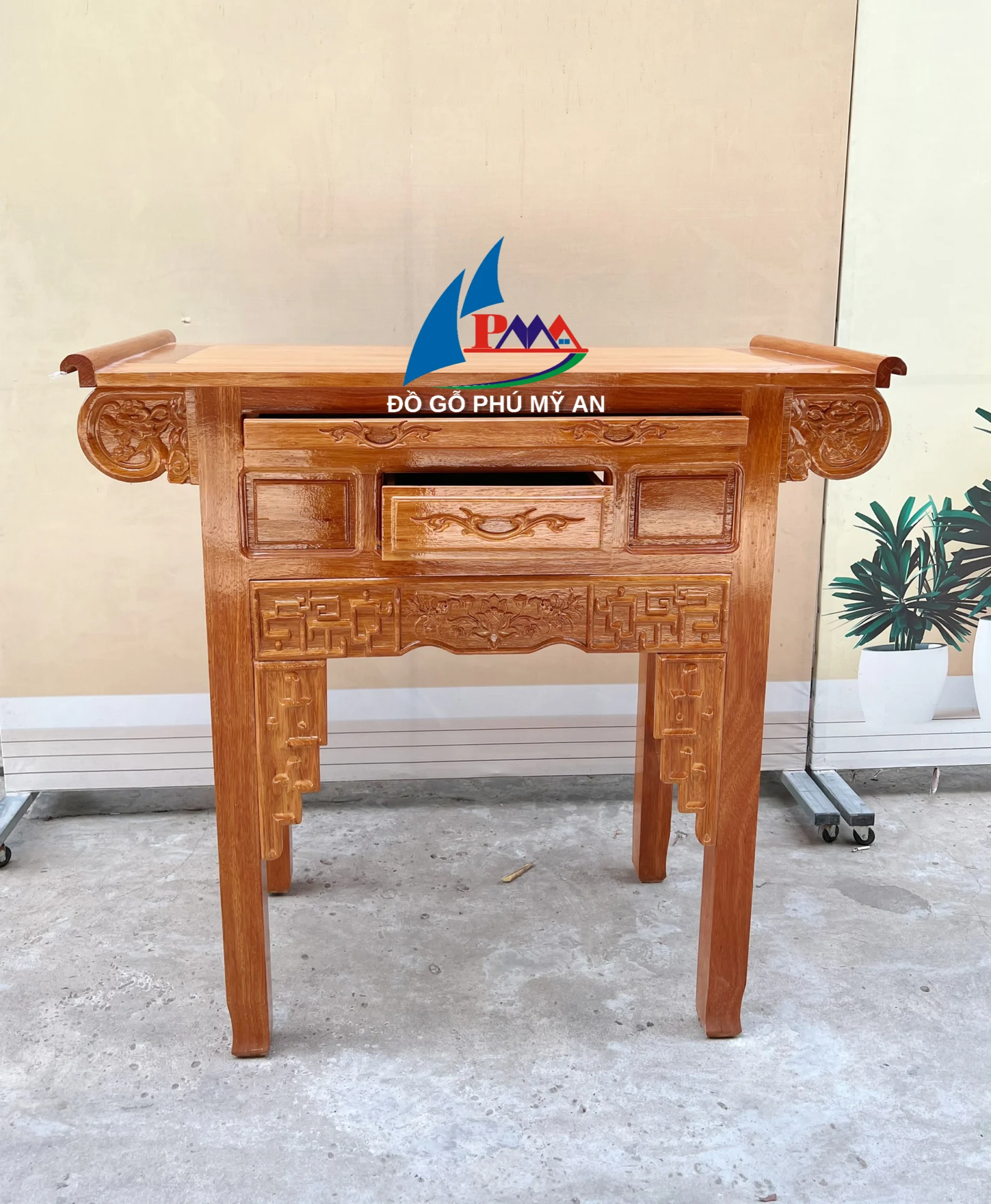 Bàn cúng căm xe bằng 1m27
