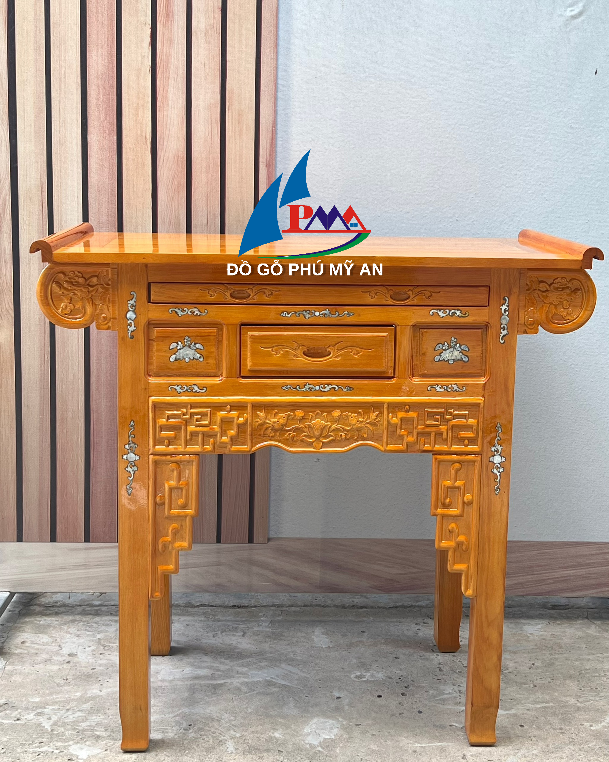 Bàn cúng căm xe bằng 1m27 cẩn