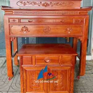 Bàn cúng chung cư hương đá 1m53+ tủ