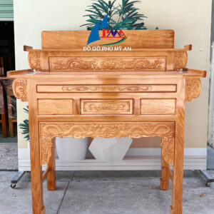 Bàn cúng gỗ gõ tầng 1m47