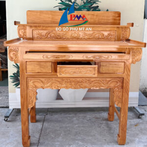 Alternative view of Bàn cúng gỗ gõ tầng 1m47