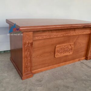 Alternative view of Bàn làm việc gỗ xoan 1m6