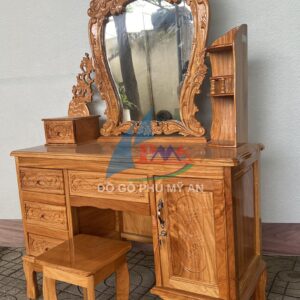 Bàn trang điểm gỗ gõ