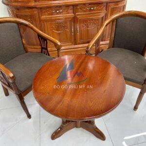 Bộ bàn trà tràm bọc nệm 2 ghế