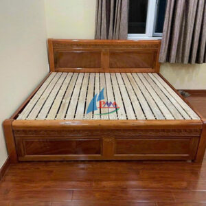 Giường gỗ sồi 1m6
