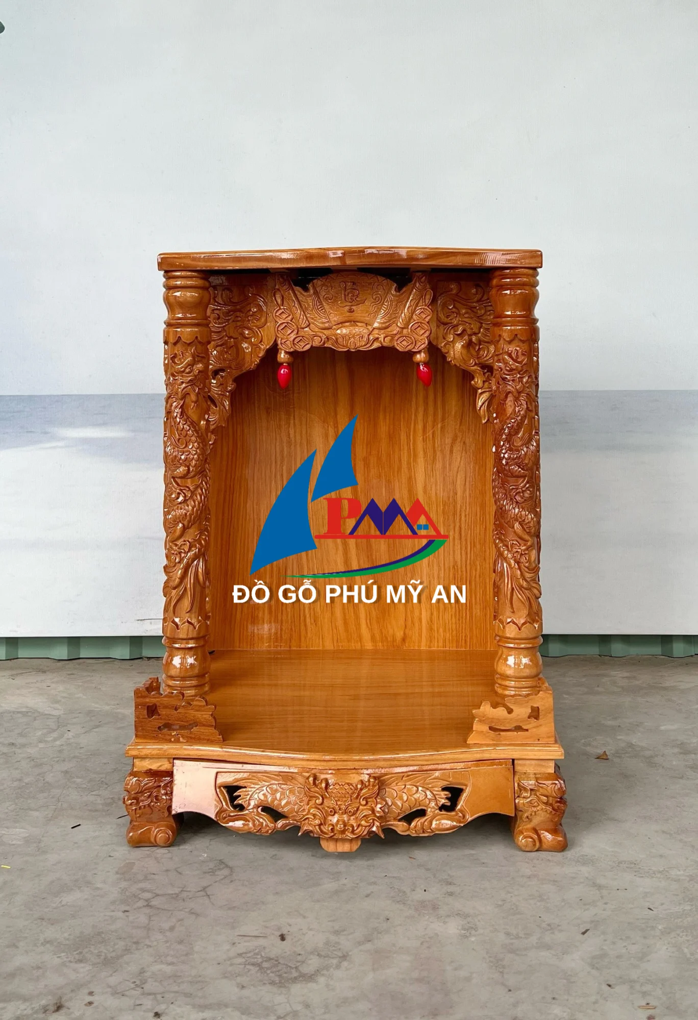 Trang thờ gỗ căm xe bằng 60
