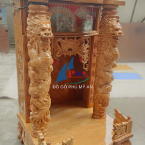 Alternative view of Trang thờ gỗ gõ hổ phù 50