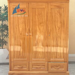 Tủ áo gõ 1m6