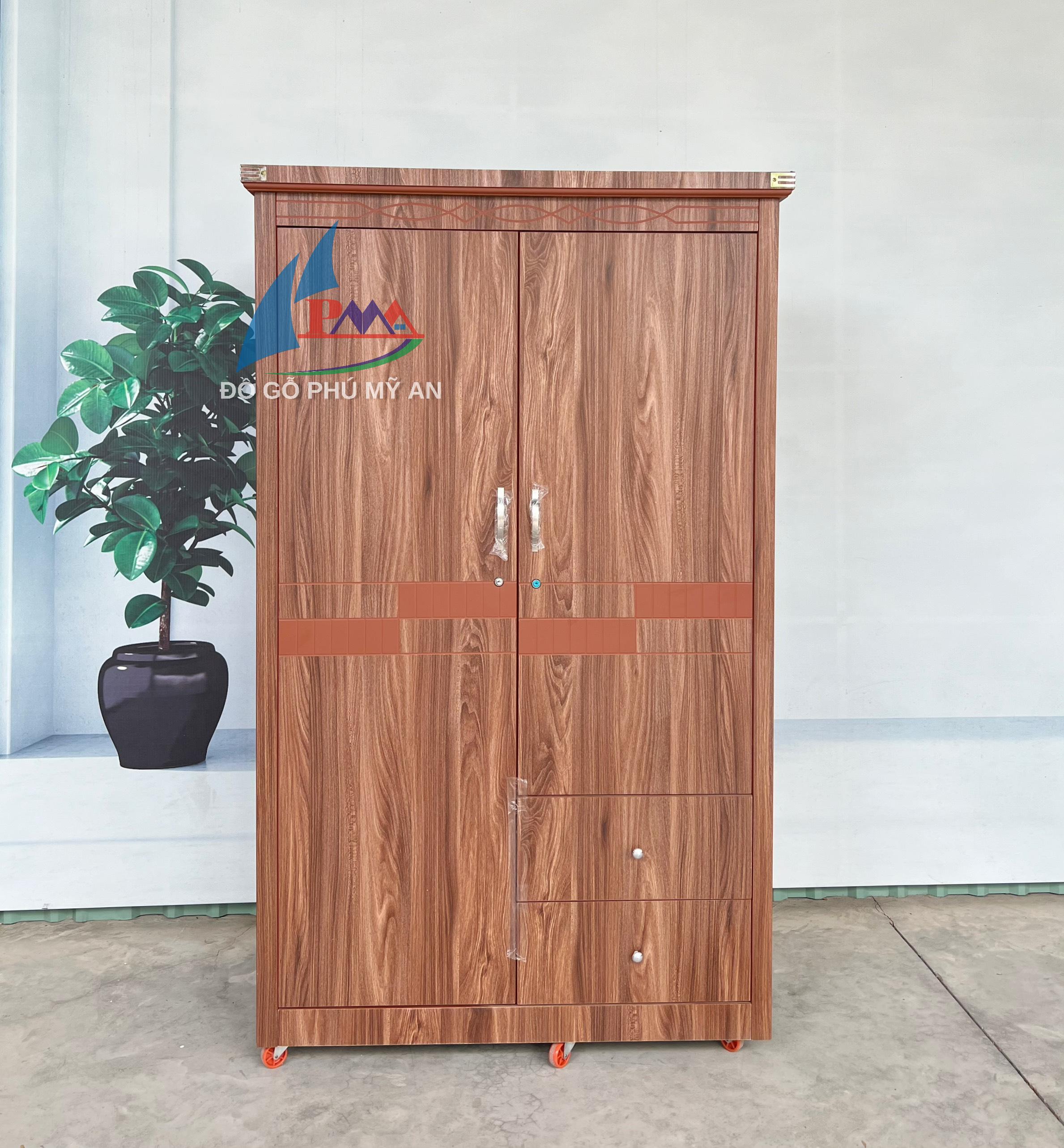 Tủ áo melamine cao cấp 1m2