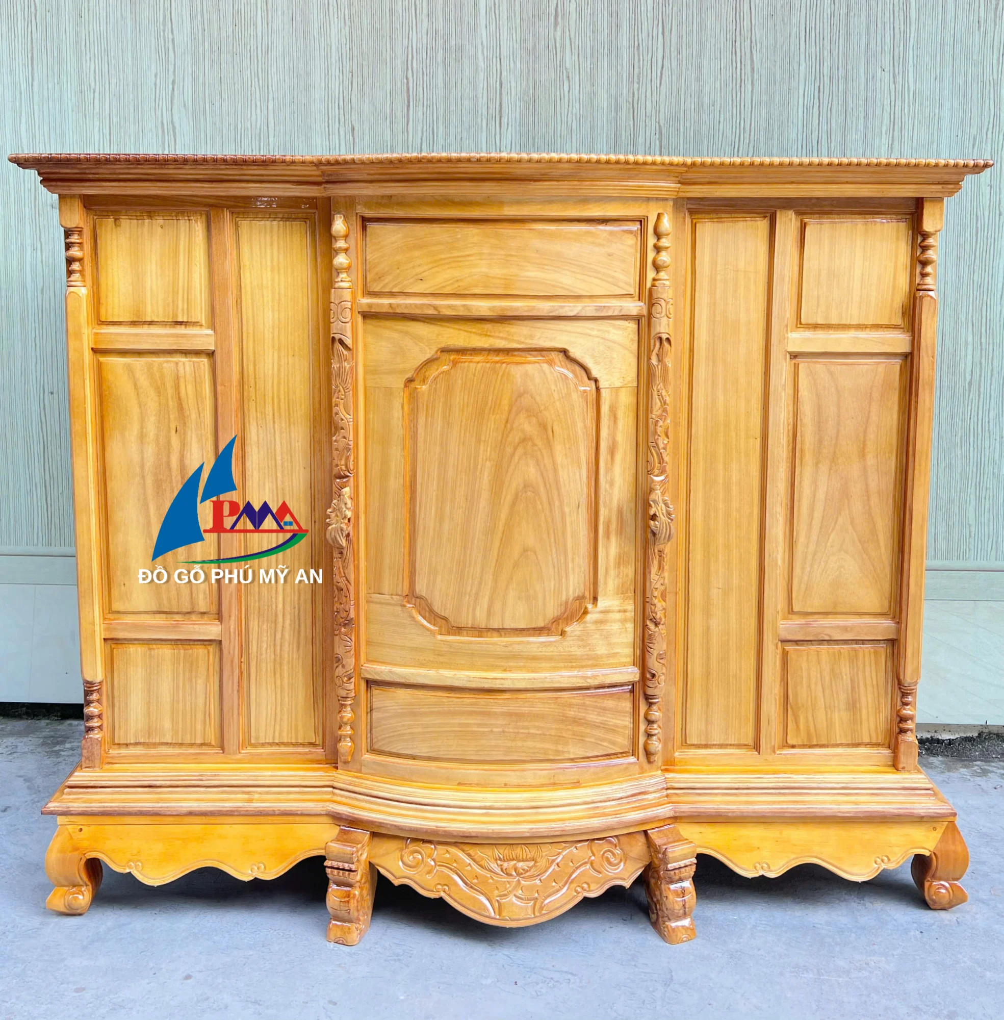 Tủ thờ căm xe trơn 1m8