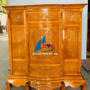 Alternative view of Tủ thờ căm xe 6 chân chạm