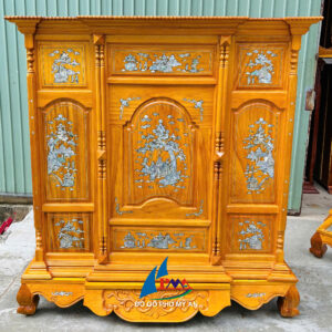 Tủ thờ căm xe phẳng 1m45