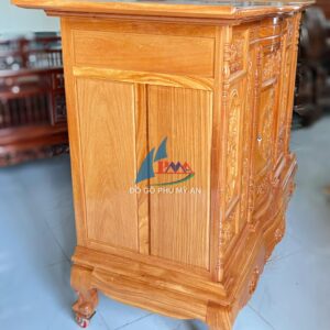 Alternative view of Tủ thờ gõ bắc mô cong 1m75