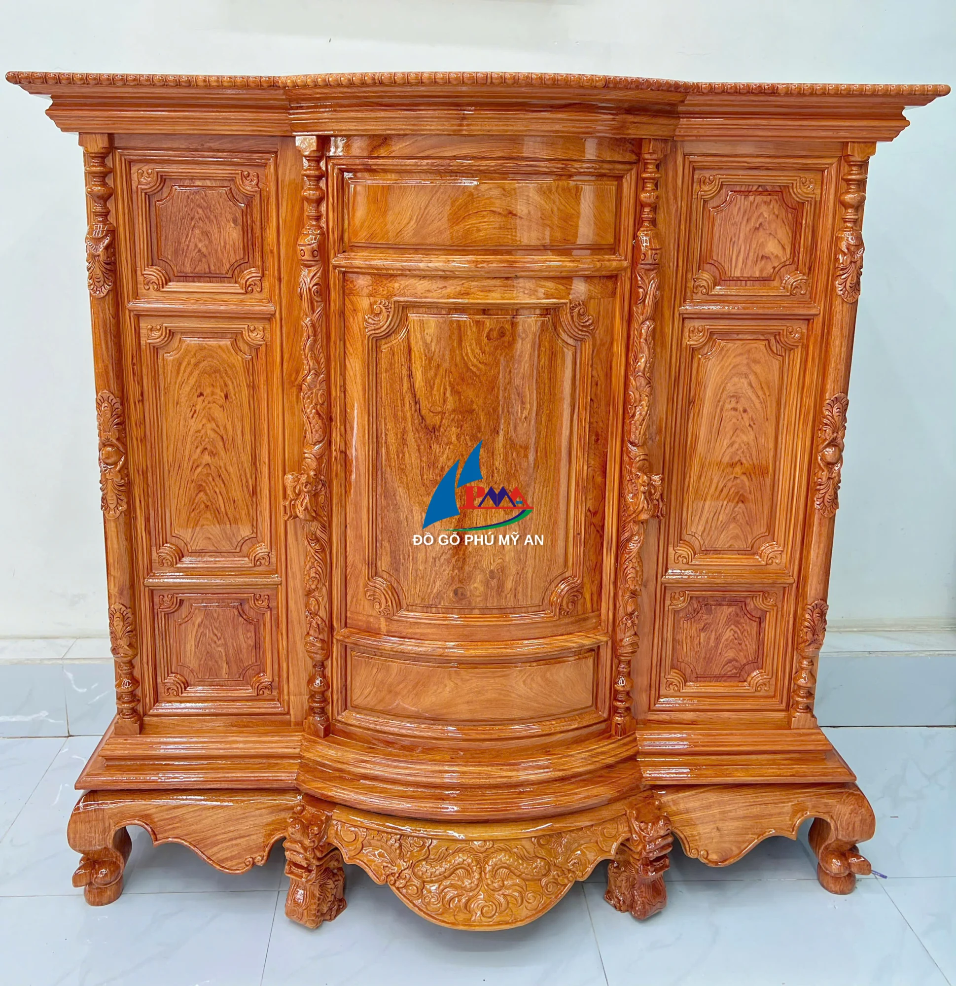 Tủ thờ hương đá 1m6