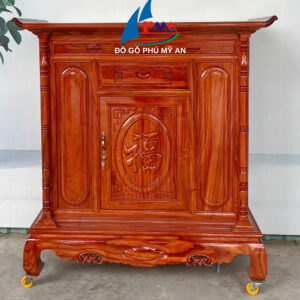 Tủ thờ hương đá phẳng 1m27
