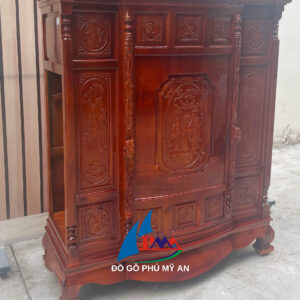Alternative view of Tủ thờ tràm 4 chân chạm