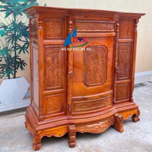 Alternative view of Tủ thờ tràm 6 chân chạm