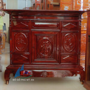 Alternative view of Tủ thờ tràm phẳng 1m53