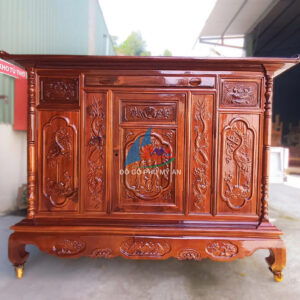 Tủ thờ tràm phẳng 1m75