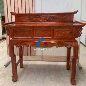 Bàn cúng gỗ tràm tầng chân cong 1m53