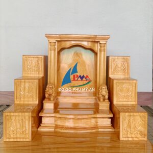 Bộ trang thờ gỗ gõ