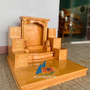 Alternative view of Bộ trang thờ gỗ gõ
