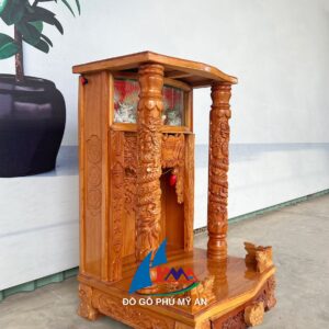 Alternative view of Trang thờ gỗ căm xe hộp đèn 50