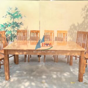 Alternative view of Bàn ăn sồi 8 ghế thọ