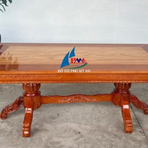 Alternative view of Bàn ăn căm xe vuông 8 ghế tướng