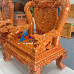 Alternative view of Salon phòng khách: Triện 12 gỗ Hương Đá Nghê Phượng