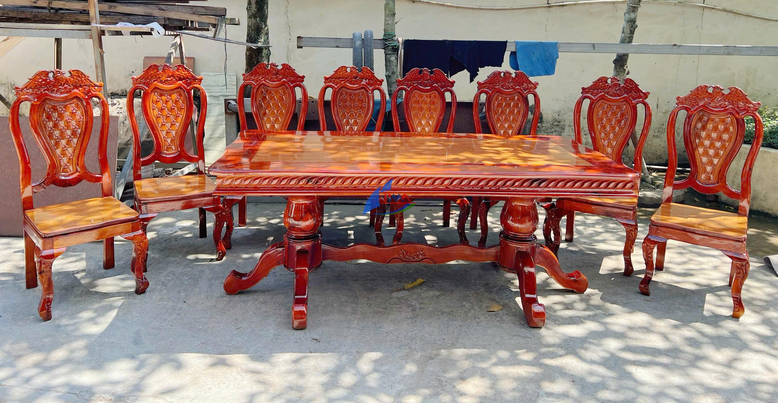 Bàn ăn gỗ giá rẻ &#8211; Bàn ăn gỗ Tràm có tốt không? 