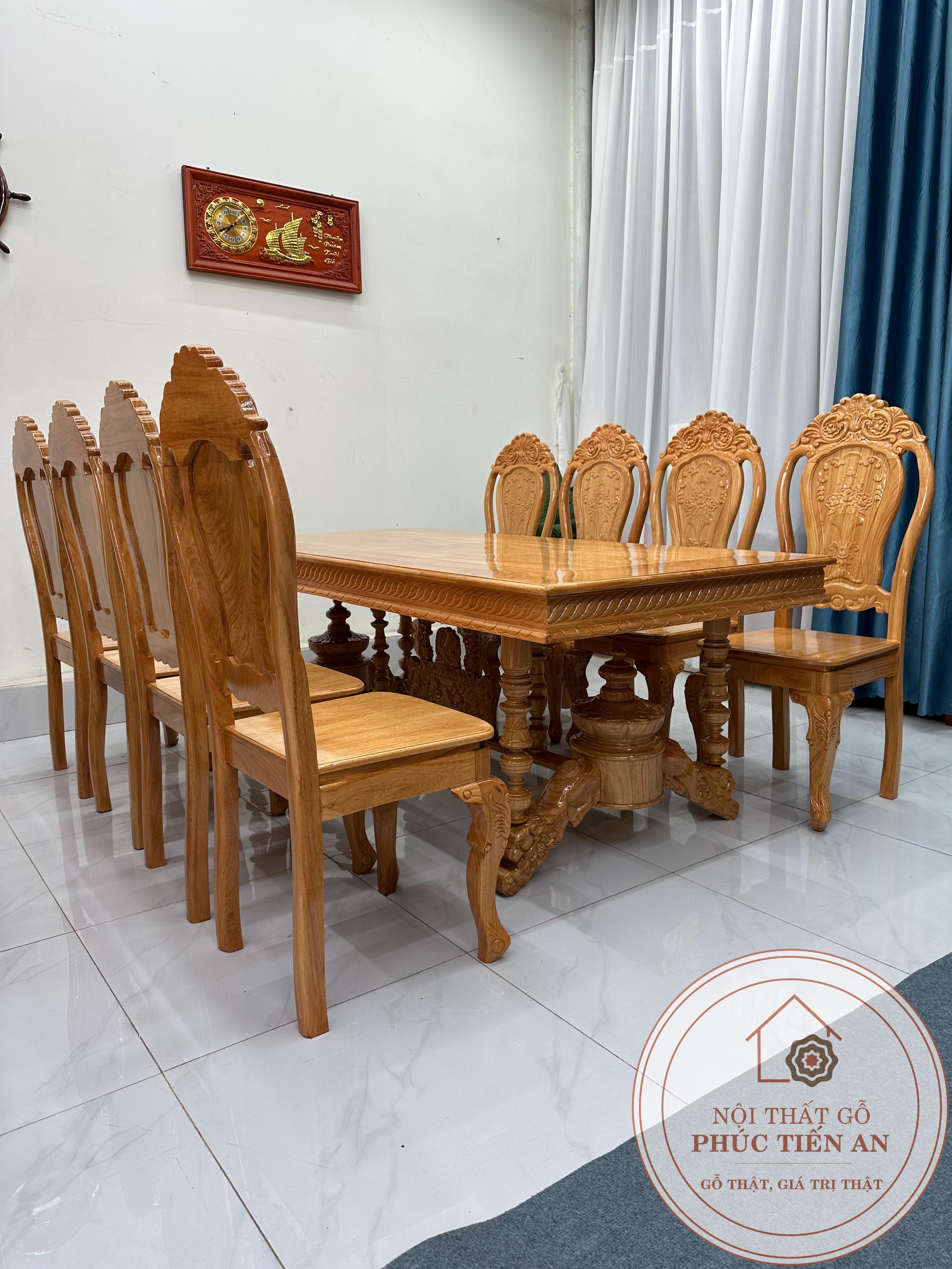 Nên Chọn Bàn Ăn Gỗ Gõ Hay Bàn Ăn Gỗ Hương Đá Cho Phòng Ăn Sang Trọng?