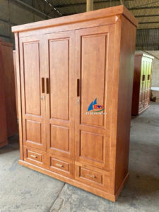 Tủ treo quần áo gỗ tự nhiên: Xu hướng sản phẩm đại lý nên nhập năm 2026