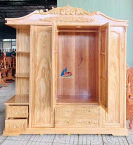 Tủ treo quần áo gỗ tự nhiên: Xu hướng sản phẩm đại lý nên nhập năm 2026