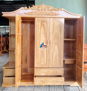 Tủ treo quần áo gỗ tự nhiên: Xu hướng sản phẩm đại lý nên nhập năm 2026