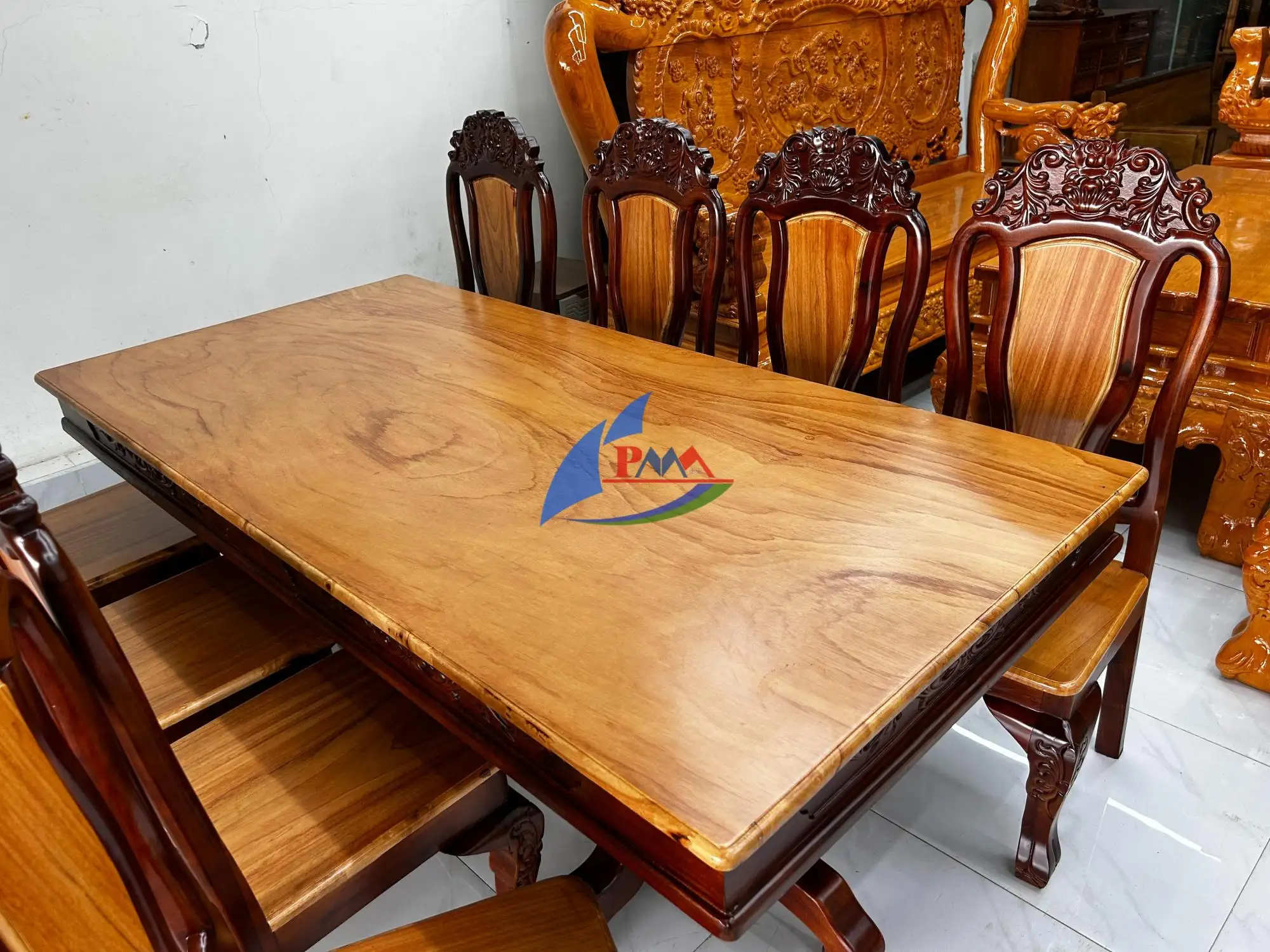 Bàn Ăn Gỗ 8 Ghế Giá Tốt – Đa Dạng Mẫu Mã, Giao Hàng Toàn Quốc