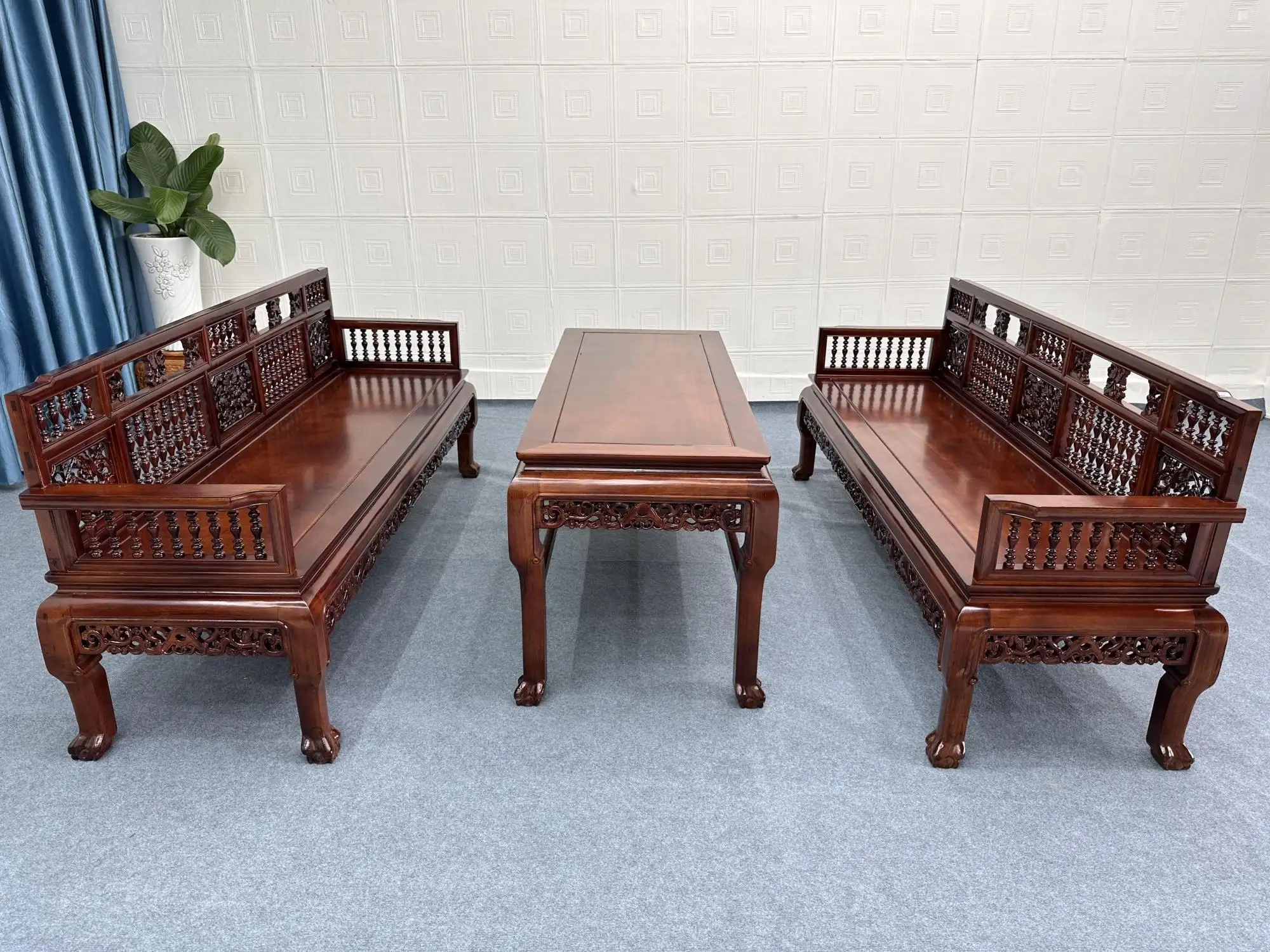 Sofa Gỗ Cổ Điển Cao Cấp – Vẻ Đẹp Vượt Thời Gian