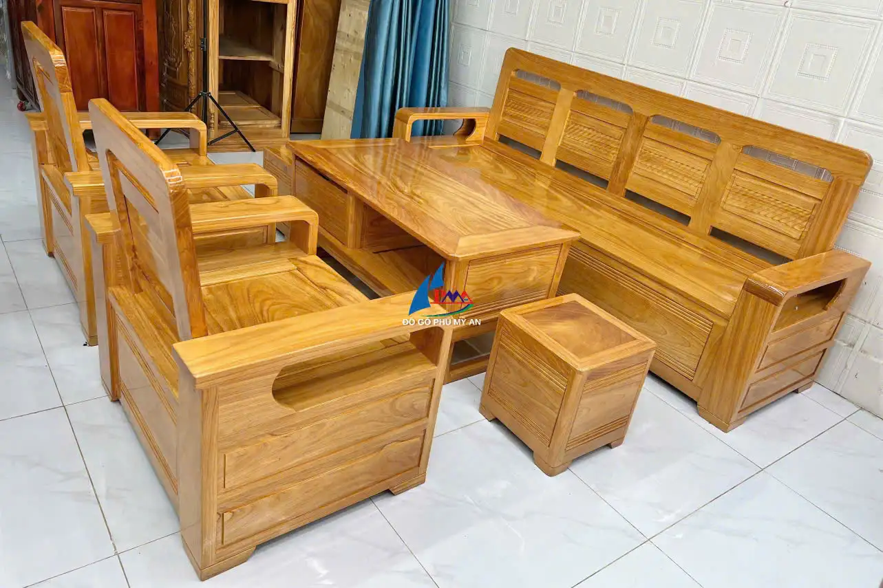 Sofa Gỗ Hộp – Mẫu Đẹp, Chất Lượng, Bền Bỉ