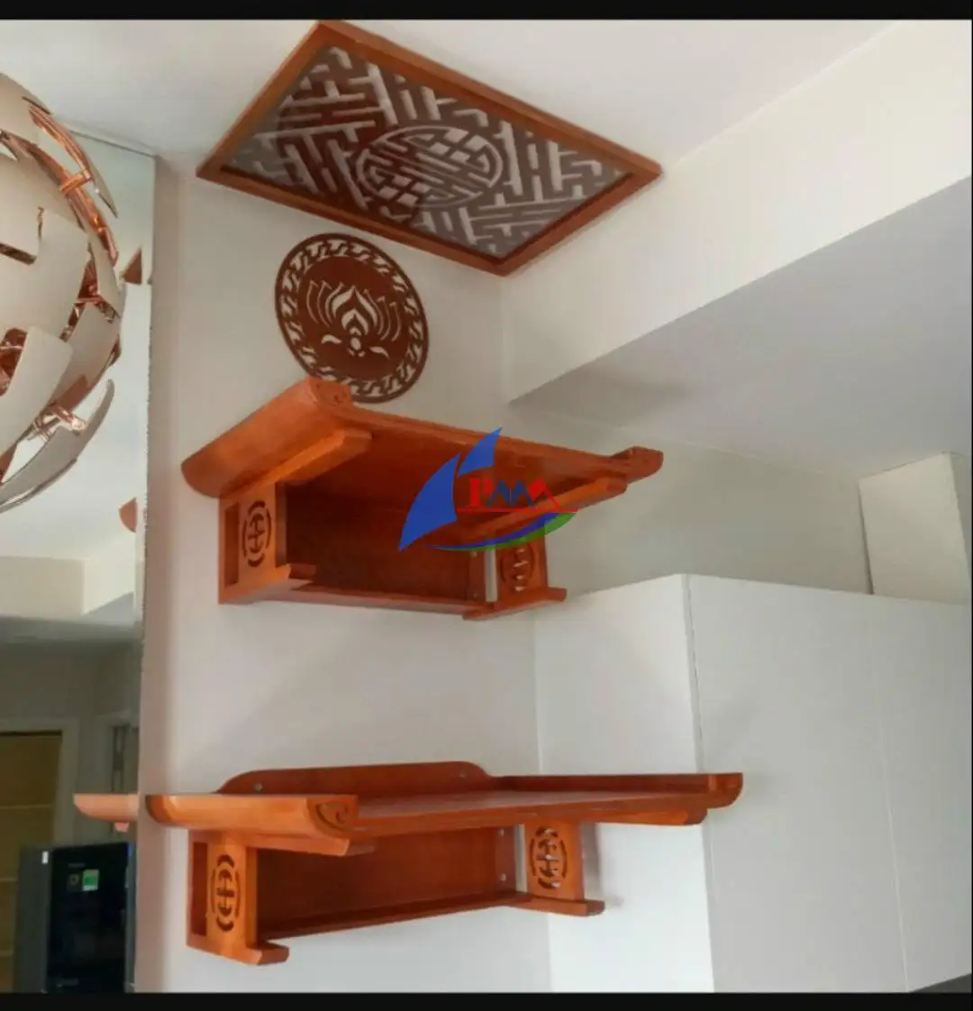 Bàn Thờ Gỗ Treo Tường Giá Rẻ – Đẹp, Chuẩn Phong Thủy Cho Mọi Ngôi Nhà