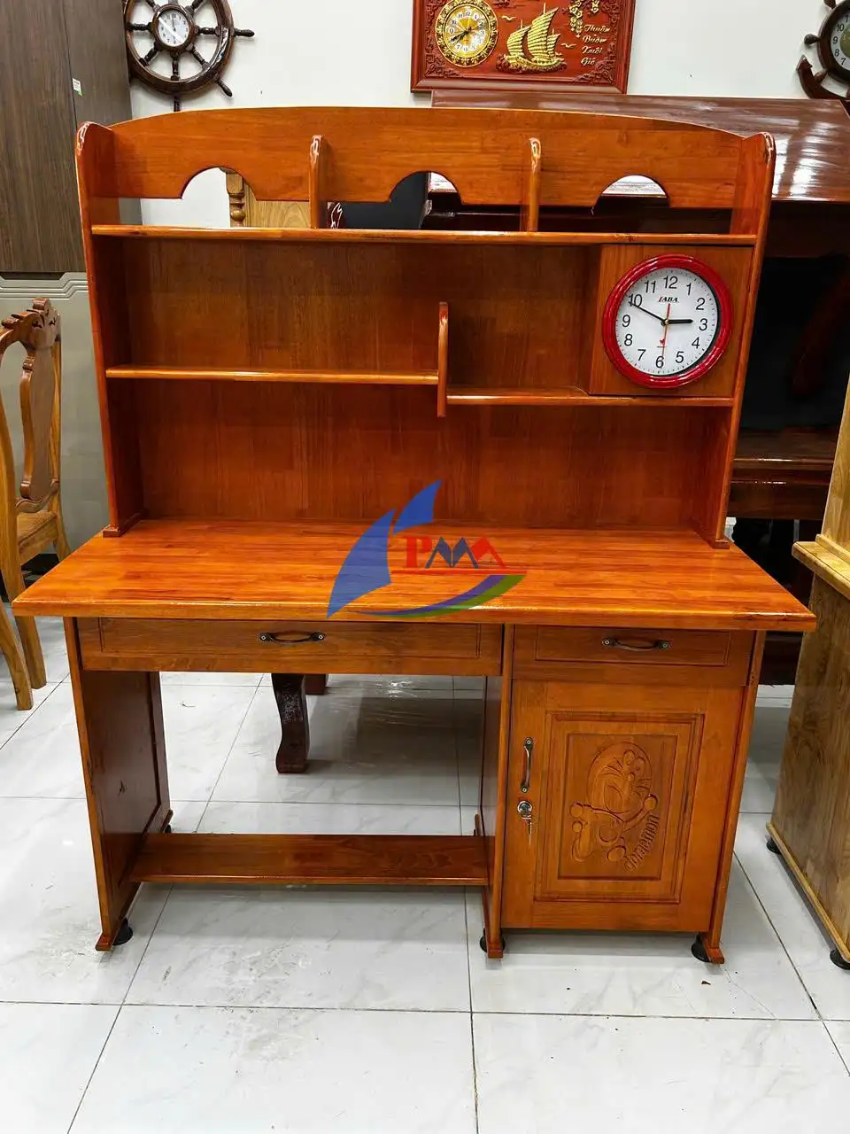 Mẫu Bàn Học Sinh Gỗ Tự Nhiên Đẹp Được Phụ Huynh Ưa Chuộng