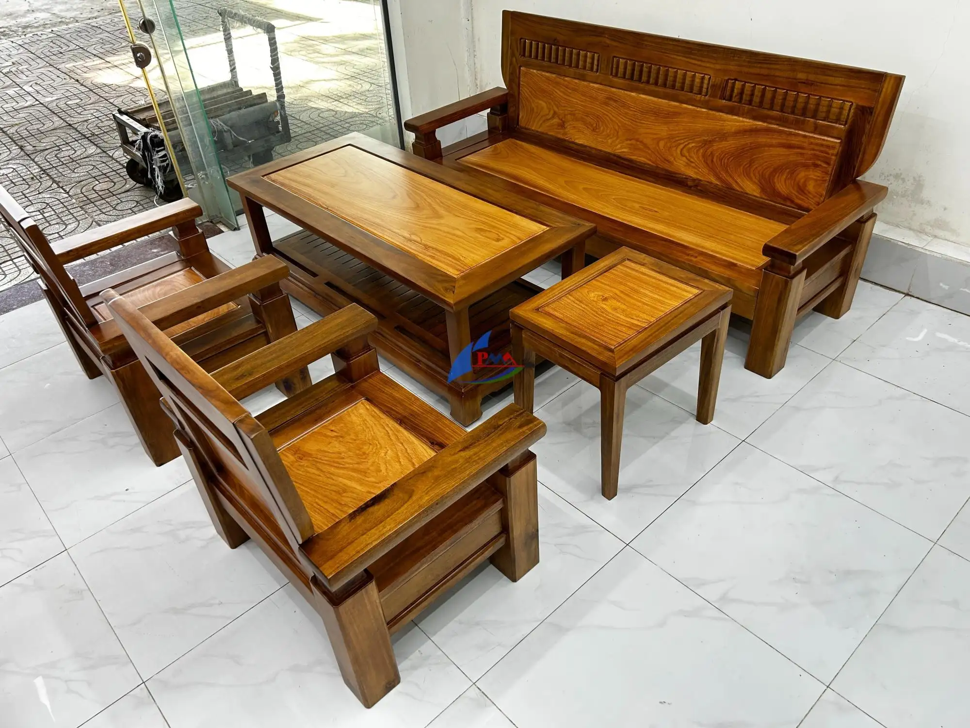 Mẫu Salon Gỗ Tràm Lõi Mặt Gõ Đẹp, Bền, Giá Tốt Nhất 2026