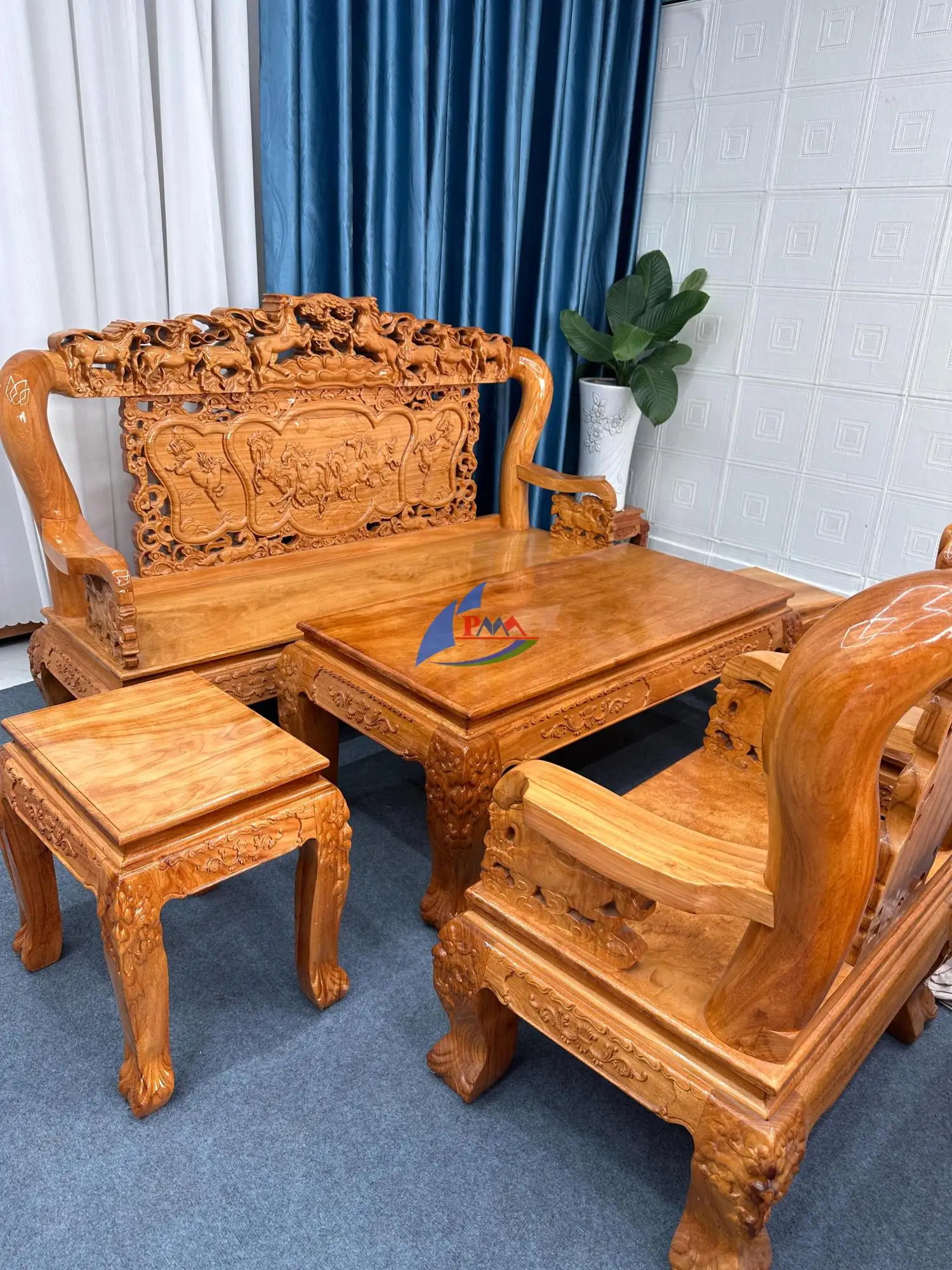 Sa lông gỗ hố nai từ phong cách cổ điển, tân cổ điển đến phong cách hiện đại