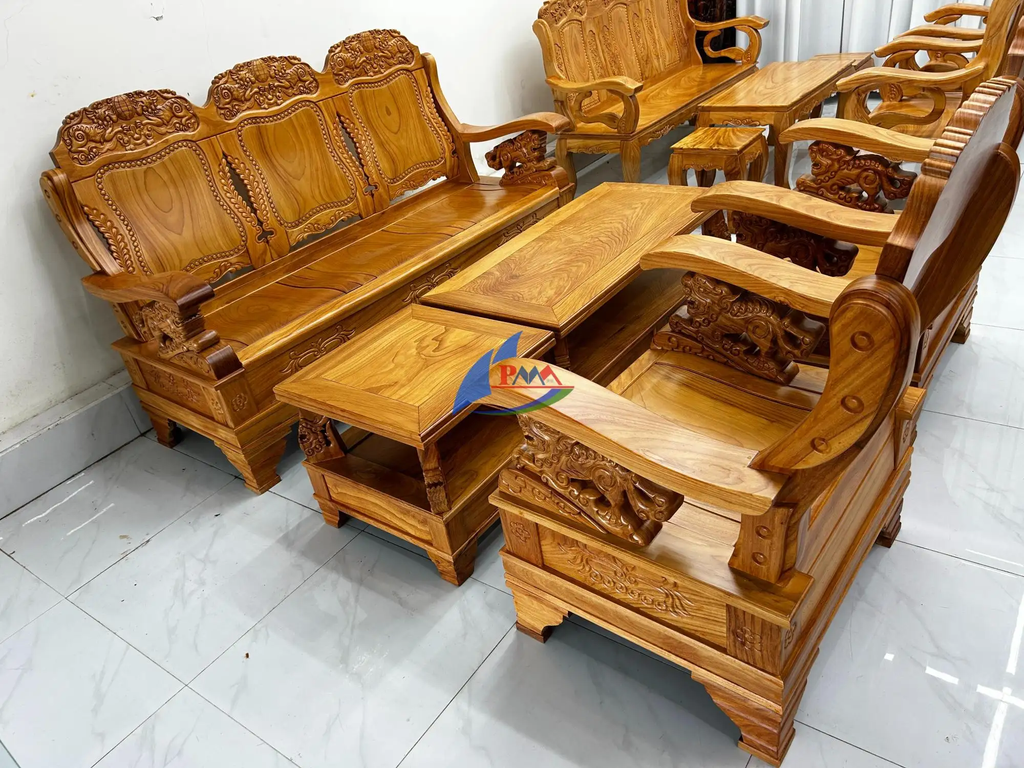 Salon Gỗ – Thùng Gõ Lân Nghê – Vững Bền Cùng Thời Gian, Vượng Khí Cho Gia Đạo