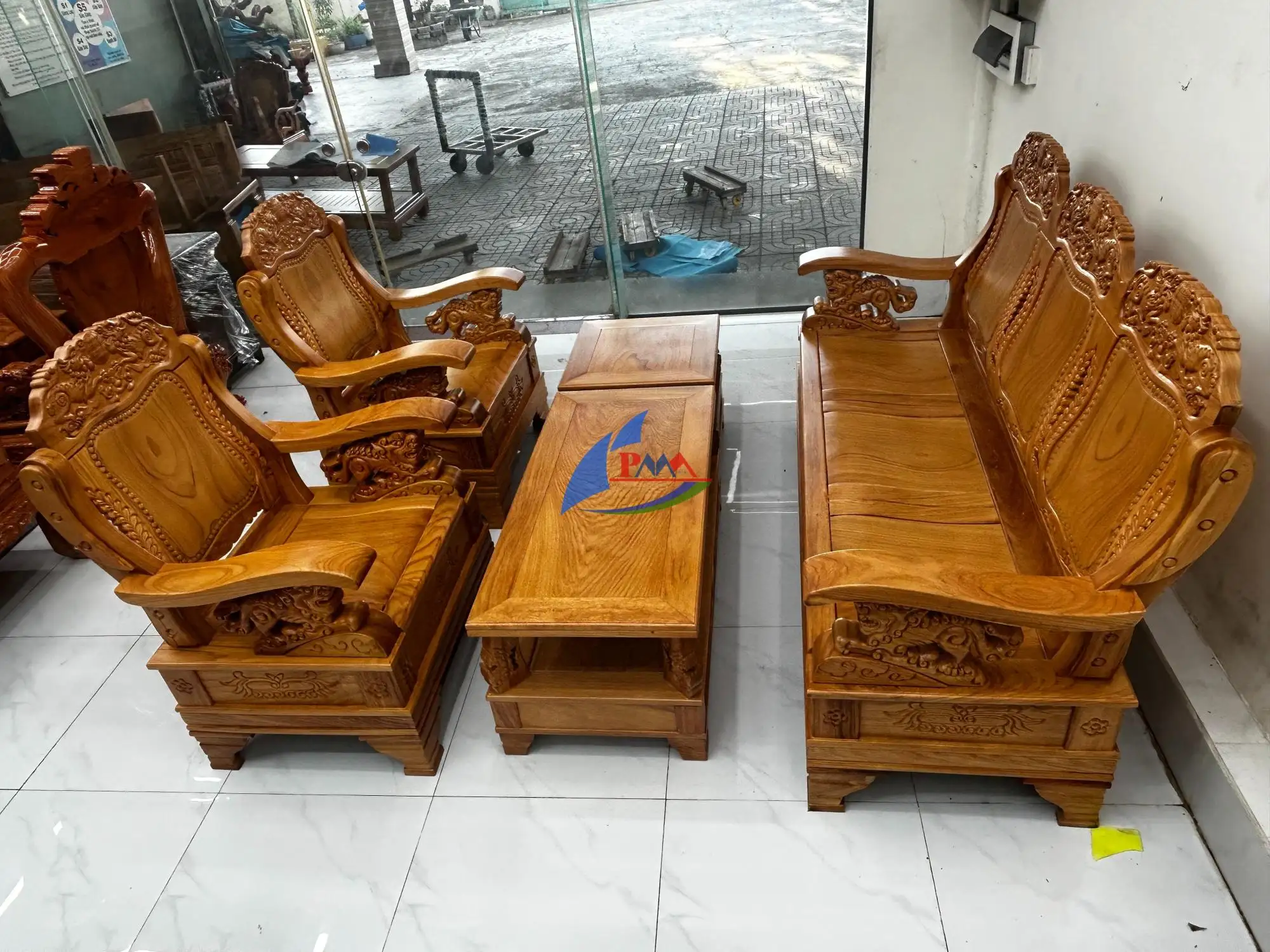Salon Gỗ – Thùng Gõ Lân Nghê – Vững Bền Cùng Thời Gian, Vượng Khí Cho Gia Đạo