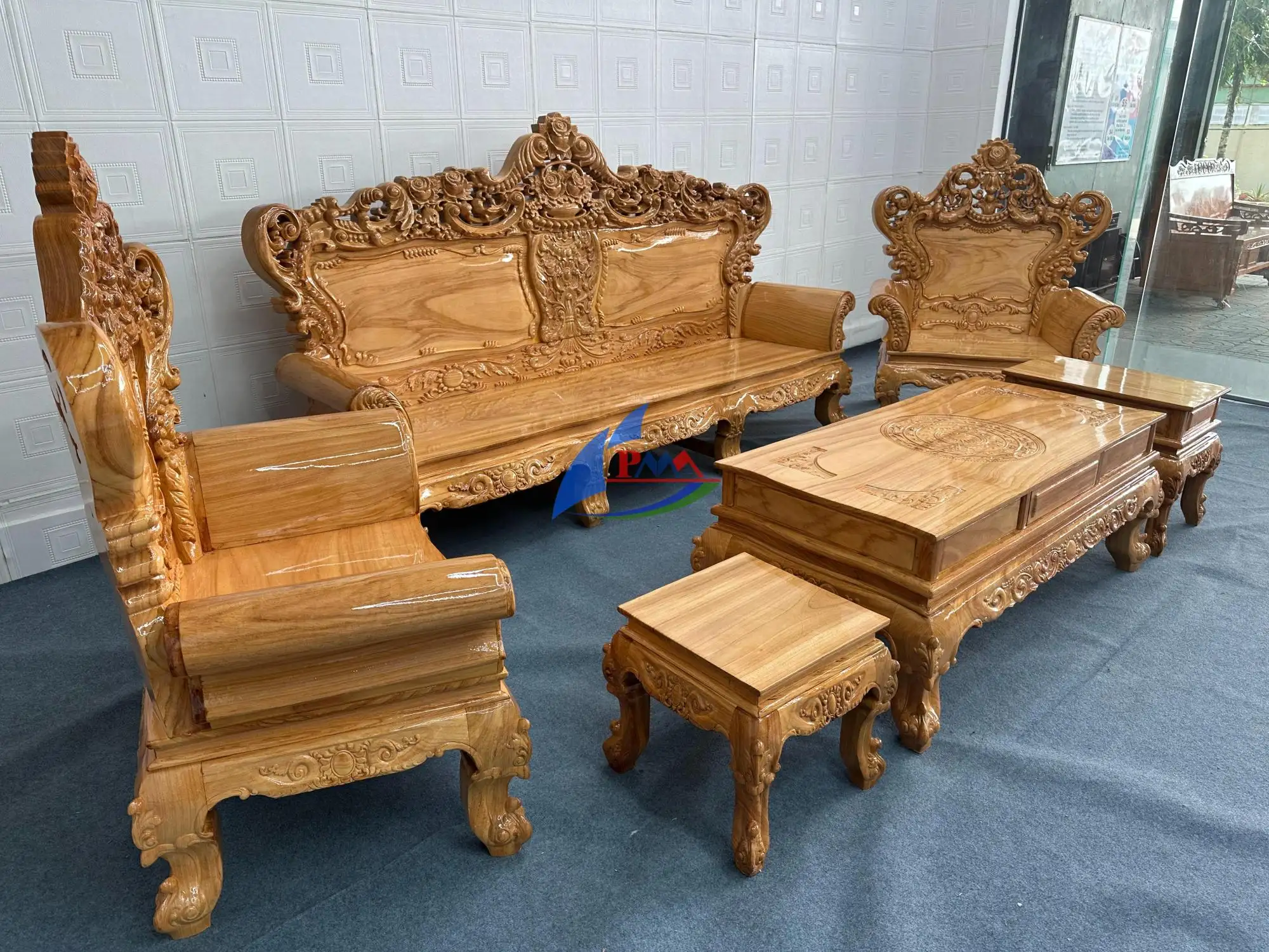 Alternative view of Sofa cổ điển cao cấp - Luis món gỗ Gõ
