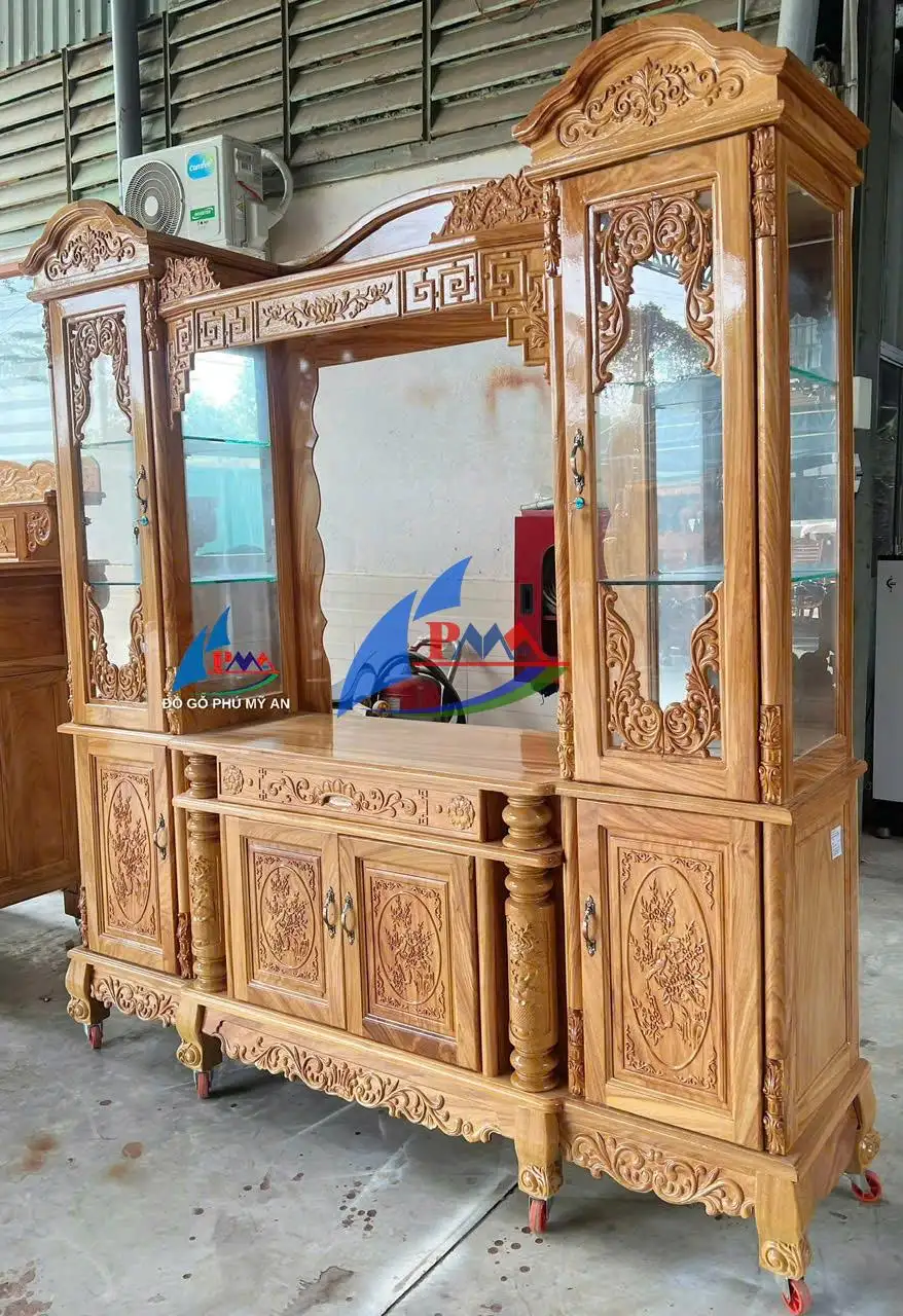 Tủ Rượu Gỗ Đẹp – Vẻ Đẹp Sang Trọng, Bền Lâu