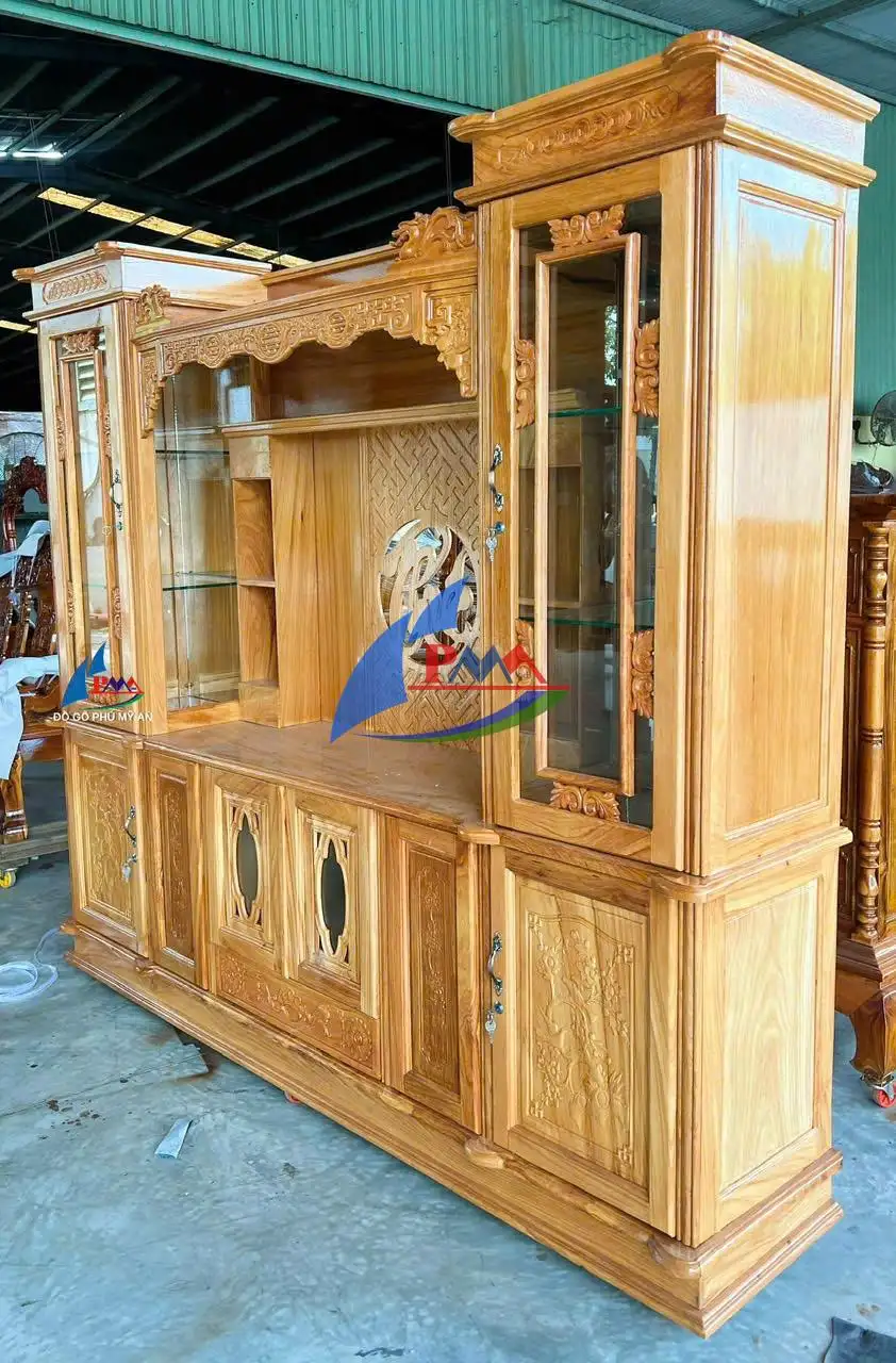 Tủ Rượu Gỗ Đẹp – Vẻ Đẹp Sang Trọng, Bền Lâu